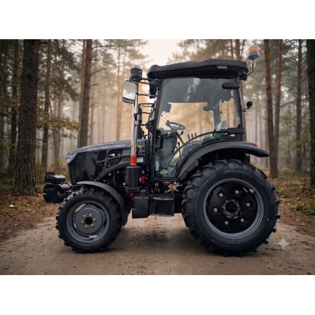 Трактор TERRA FORCE 554 LUX Pro — Професійний міні-трактор 50 к.с. з люксовою кабіною, кондиціонером та камерами 360°